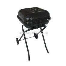 18&quot; Square Foldable Charcoal Grill nga adunay Trolley